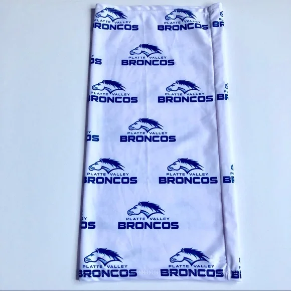 Neck Gaiter Headband Hiking Wear PLATTE VALLEY BRONCOS Men’s UNISEX - Picture 2 of 11